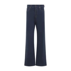 Miu Miu Wide-Leg High-Waisted Jeans With Clean Finish - NWT